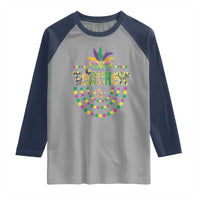 Mardi Gras Teacher Fat Tuesday New Orleans Raglan Shirt