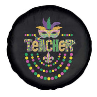 Mardi Gras Teacher Fat Tuesday New Orleans Spare Tire Cover