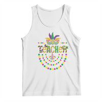 Mardi Gras Teacher Fat Tuesday New Orleans Tank Top