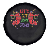 Mardi Gras Spare Tire Cover Lets Get Cray Cray Dabbing Crawfish