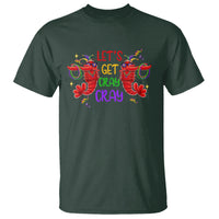 Mardi Gras T Shirt Lets Get Cray Cray Dabbing Crawfish - Wonder Print Shop