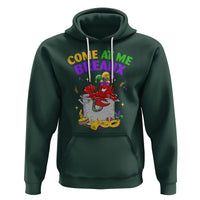 Mardi Gras Hoodie Come At Me Breaux Funny Crawfish Beads - Wonder Print Shop