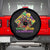 Funny Mardi Gras Spare Tire Cover Who's Your Crawdaddy Crawfish Jester Beads