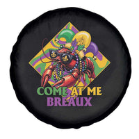 Funny Mardi Gras Spare Tire Cover Come At Me Breaux Crawfish Beads