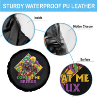 Funny Mardi Gras Spare Tire Cover Come At Me Breaux Crawfish Beads