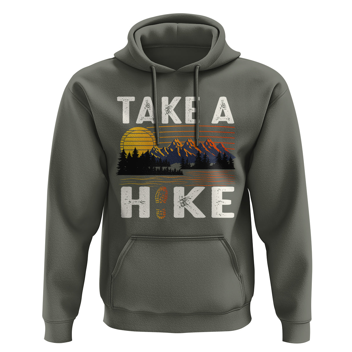 Hiking Lover Hoodie Take A Hike Outdoor Nature Camping - Wonder Print Shop