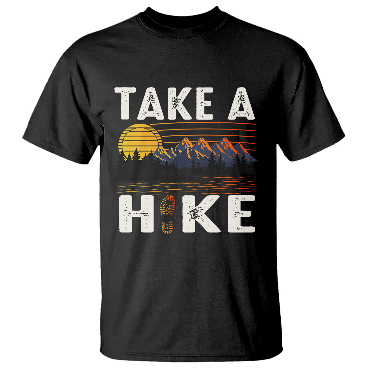 Hiking Lover T Shirt Take A Hike Outdoor Nature Camping - Wonder Print Shop