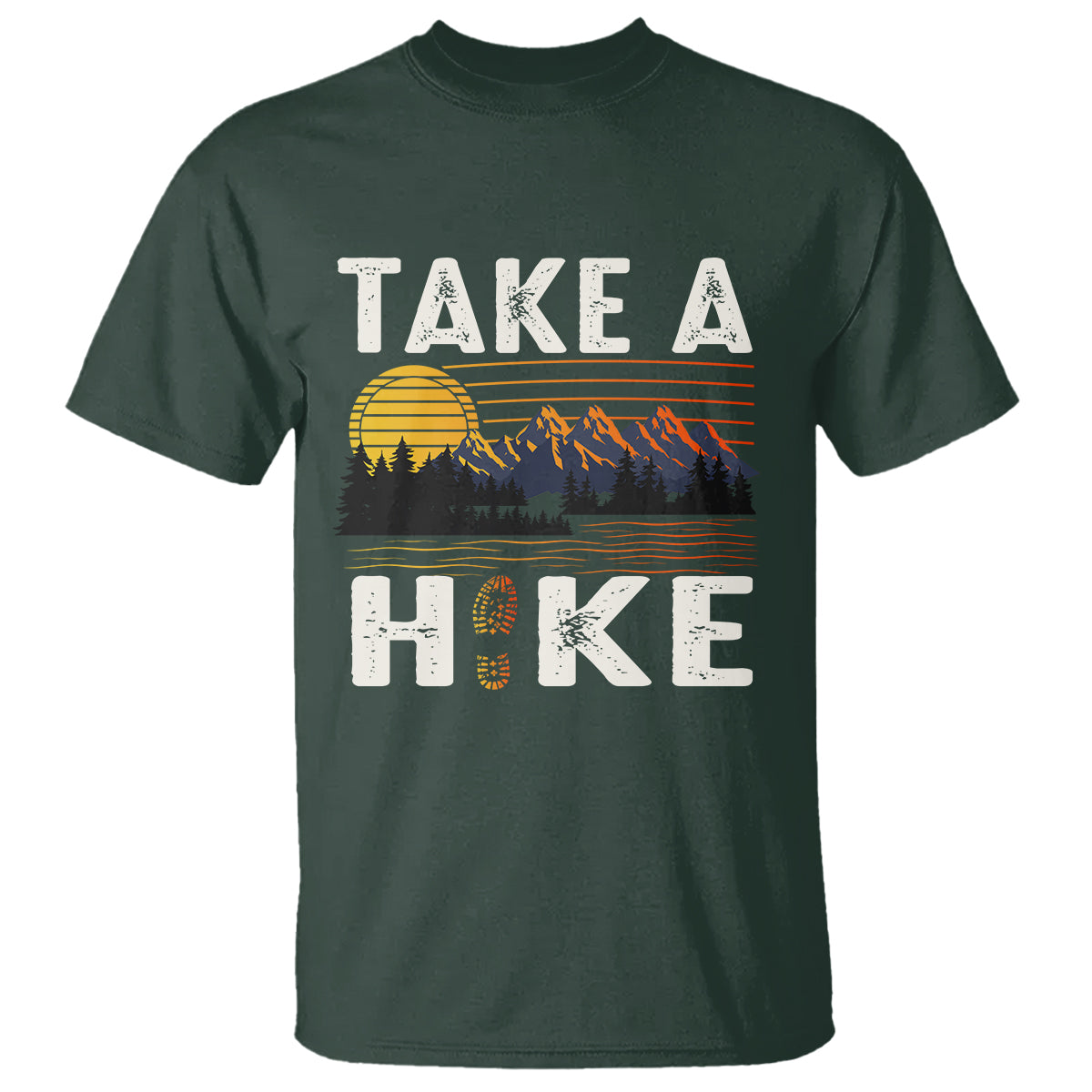 Hiking Lover T Shirt Take A Hike Outdoor Nature Camping - Wonder Print Shop