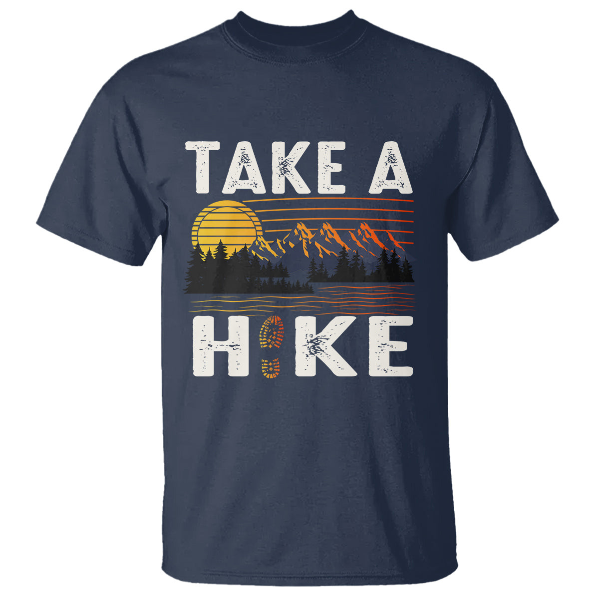 Hiking Lover T Shirt Take A Hike Outdoor Nature Camping - Wonder Print Shop
