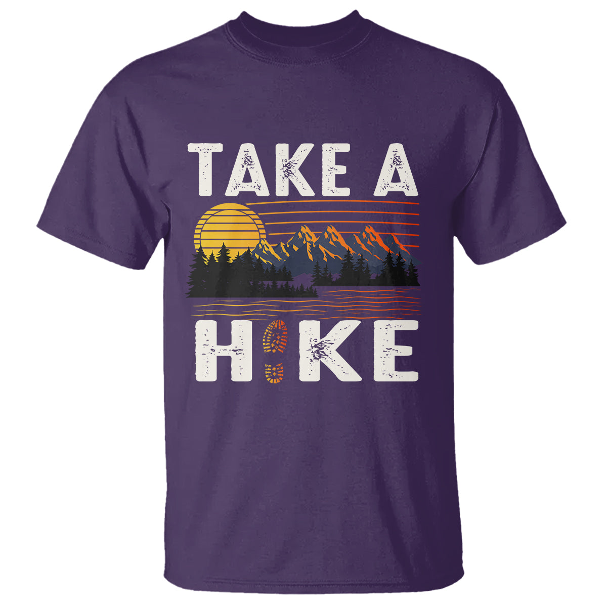 Hiking Lover T Shirt Take A Hike Outdoor Nature Camping - Wonder Print Shop