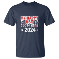 Graduation T Shirt My Happy Class Is Outta Here 2024 - Wonder Print Shop