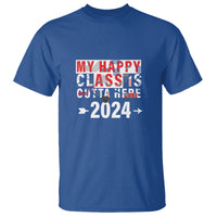 Graduation T Shirt My Happy Class Is Outta Here 2024 - Wonder Print Shop
