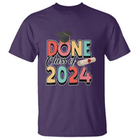 Graduation T Shirt Done Class Of 2024 - Wonder Print Shop