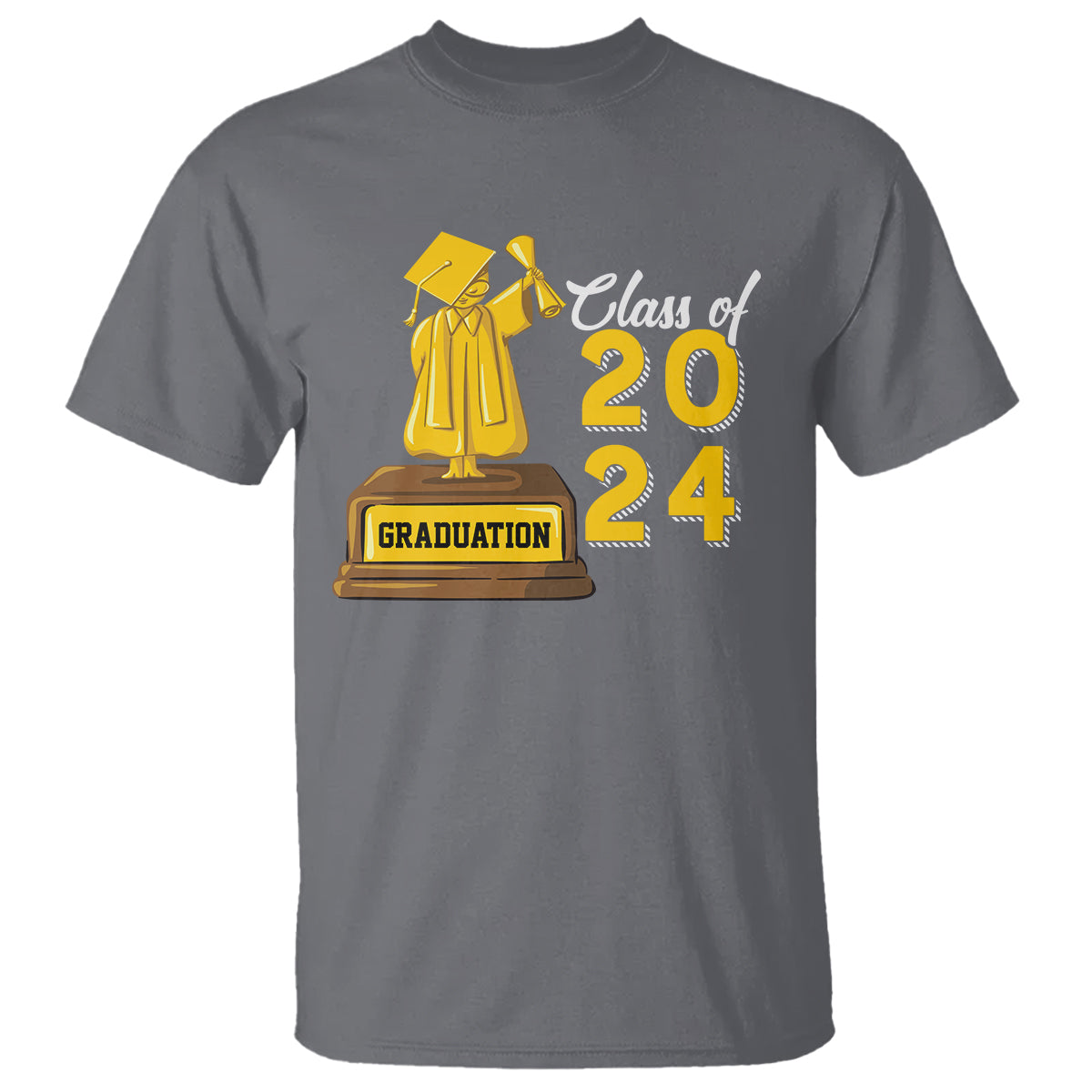 Graduation T Shirt Done Class Of 2024 Bachelors Degree - Wonder Print Shop