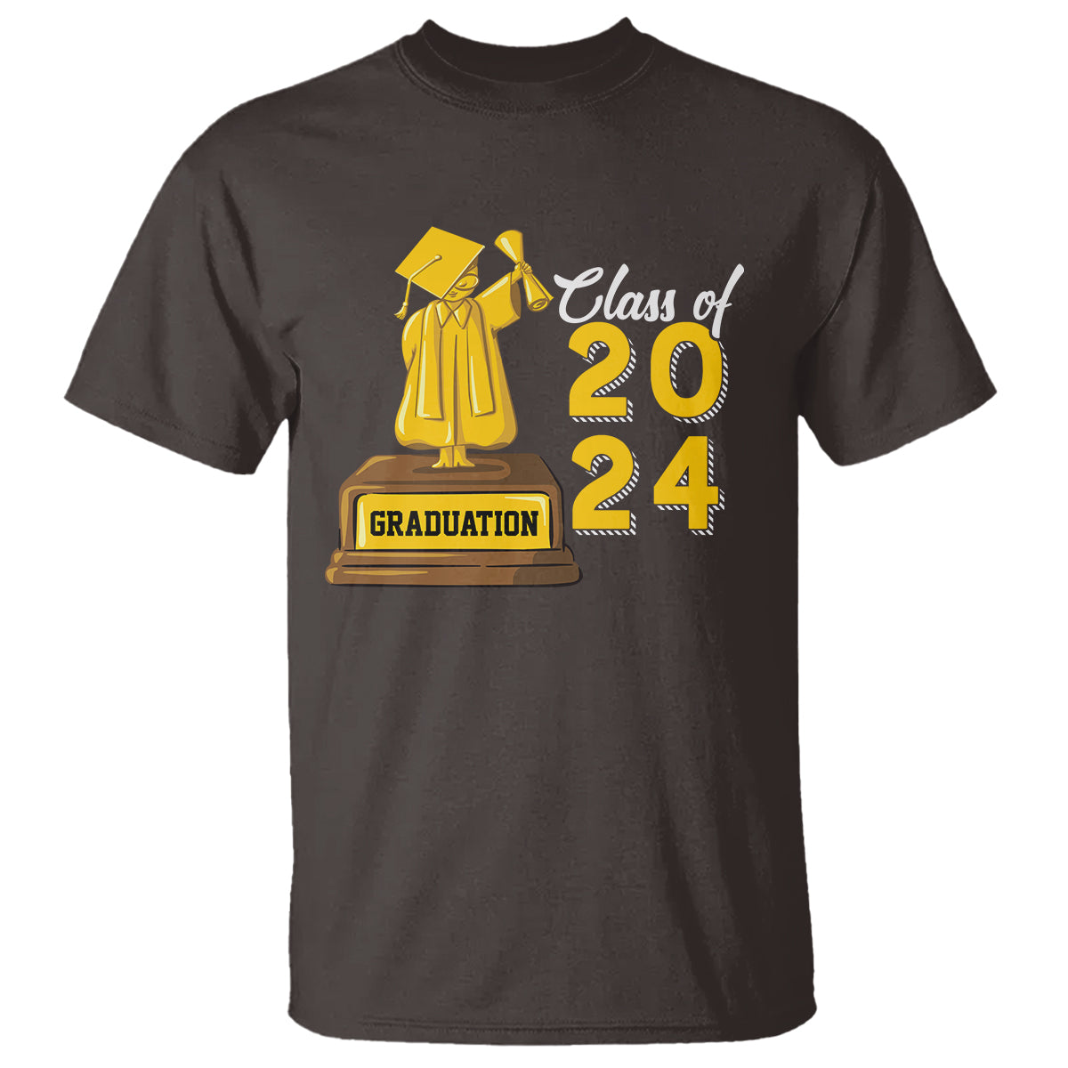 Graduation T Shirt Done Class Of 2024 Bachelors Degree - Wonder Print Shop