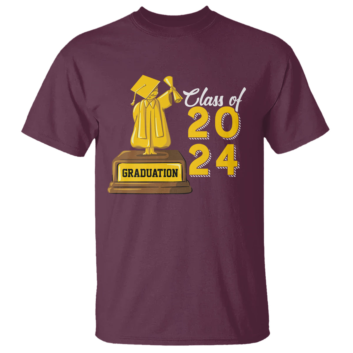 Graduation T Shirt Done Class Of 2024 Bachelors Degree - Wonder Print Shop