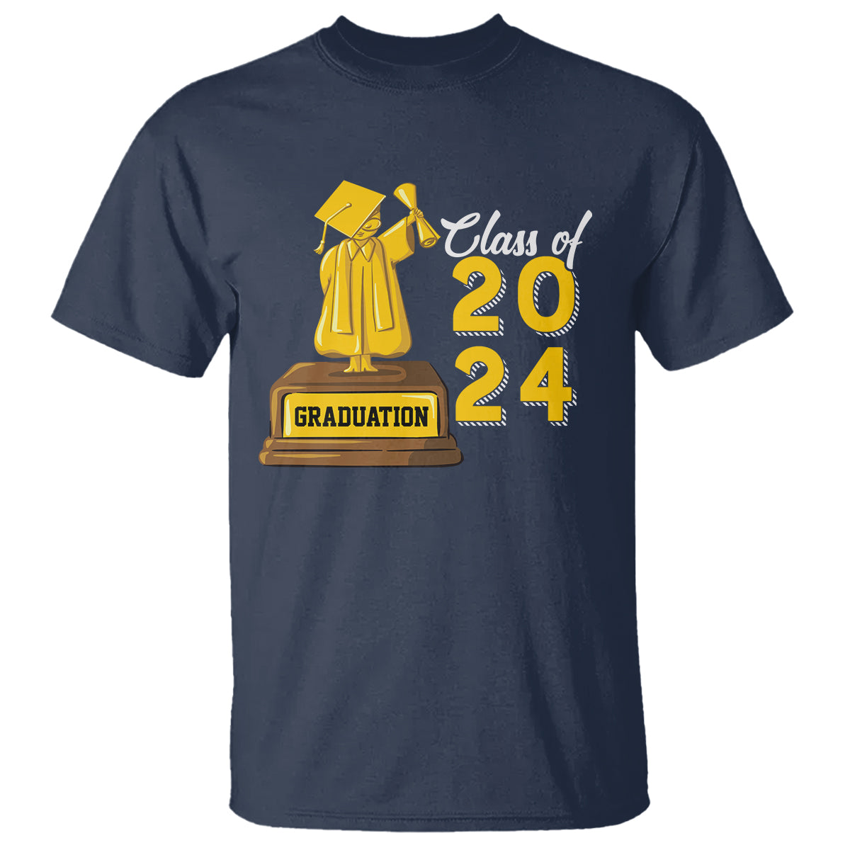 Graduation T Shirt Done Class Of 2024 Bachelors Degree - Wonder Print Shop