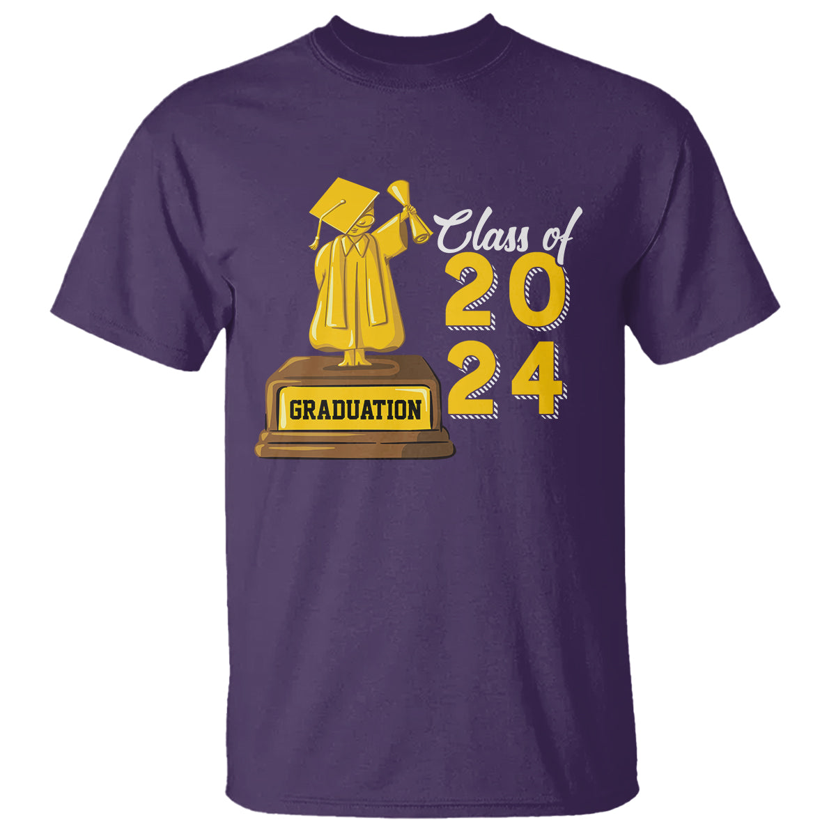 Graduation T Shirt Done Class Of 2024 Bachelors Degree - Wonder Print Shop