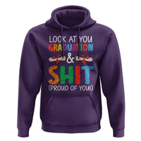 Graduation Hoodie Look At You Graduating And Shit Proud Of You - Wonder Print Shop