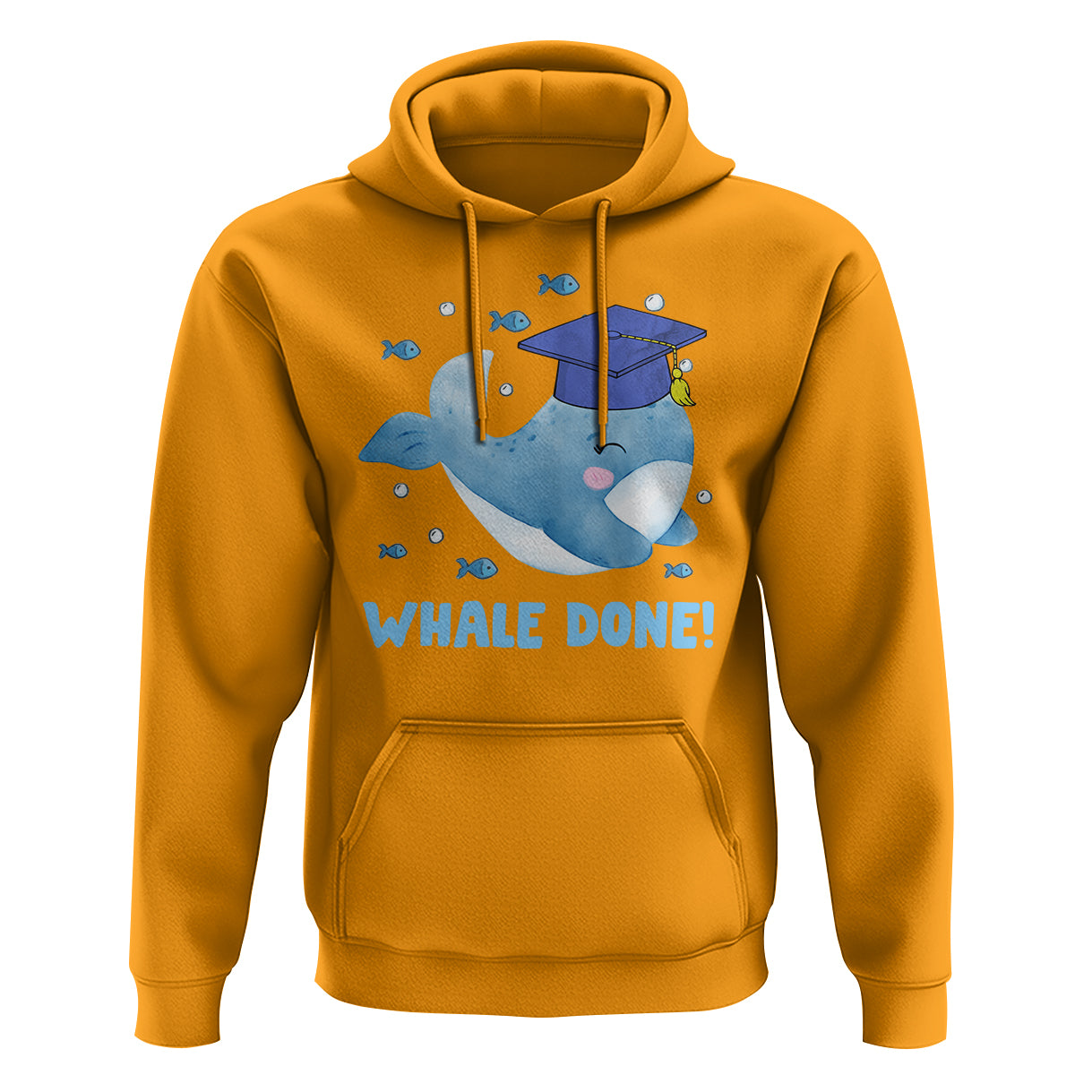 Graduation Hoodie Whale Done Congratulation Graduated Graduating - Wonder Print Shop