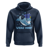 Graduation Hoodie Whale Done Congratulation Graduated Graduating - Wonder Print Shop