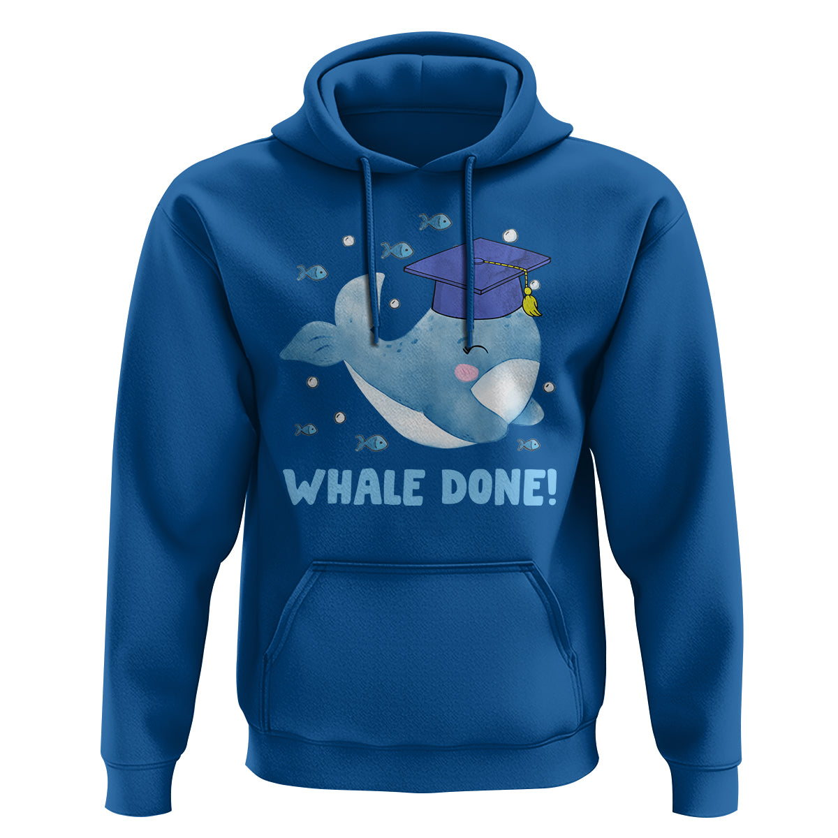 Graduation Hoodie Whale Done Congratulation Graduated Graduating - Wonder Print Shop