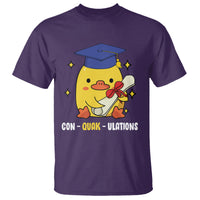 Graduation T Shirt Con-quack-ulations Congratulation Graduated Duck - Wonder Print Shop