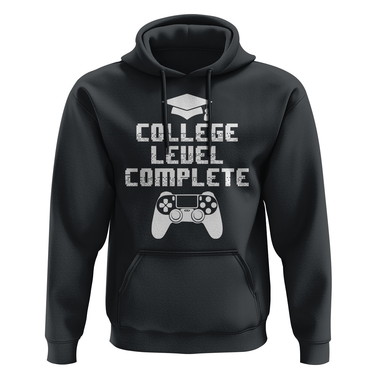 Graduation Gamer Hoodie College Level Complete Video Game Player Lover - Wonder Print Shop