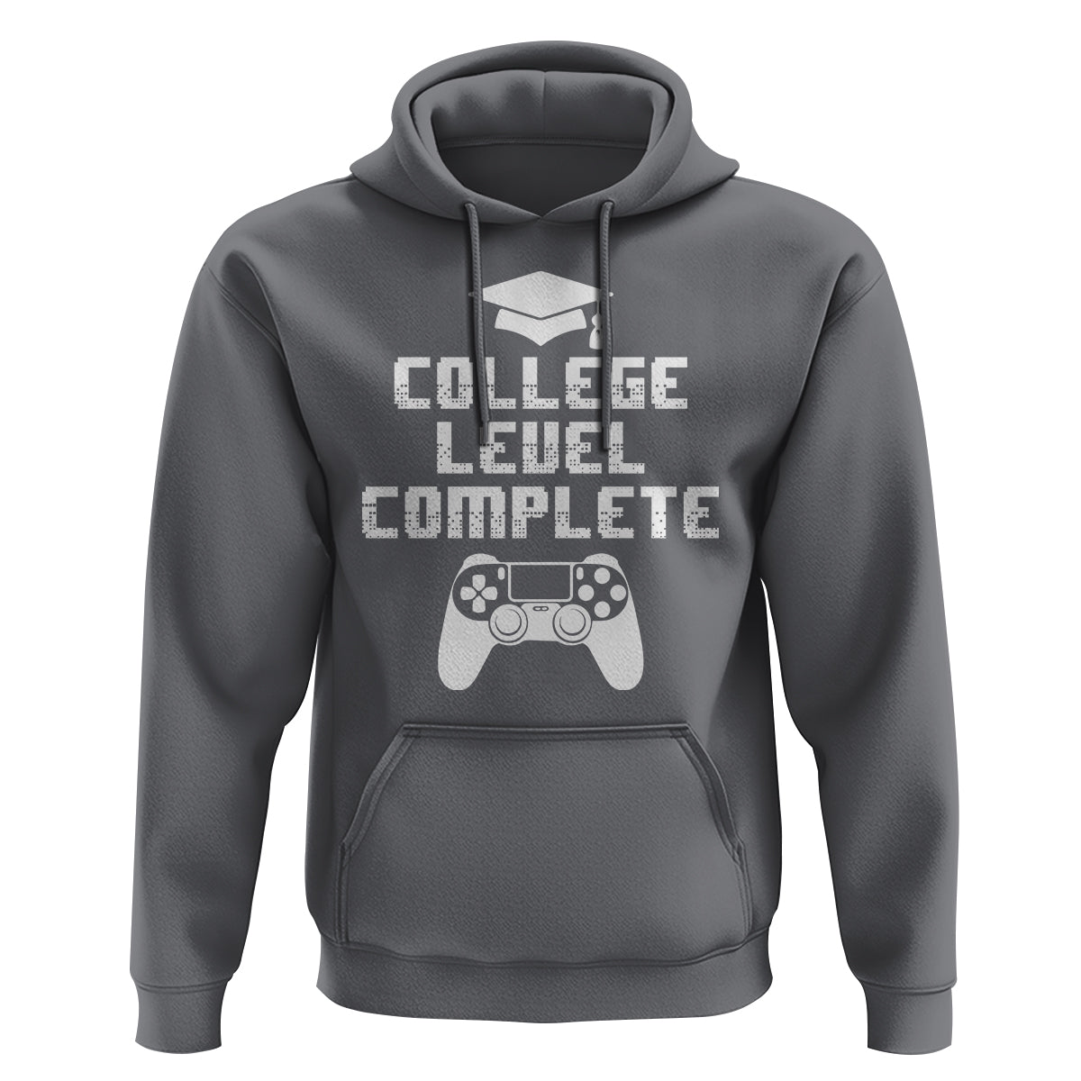 Graduation Gamer Hoodie College Level Complete Video Game Player Lover - Wonder Print Shop