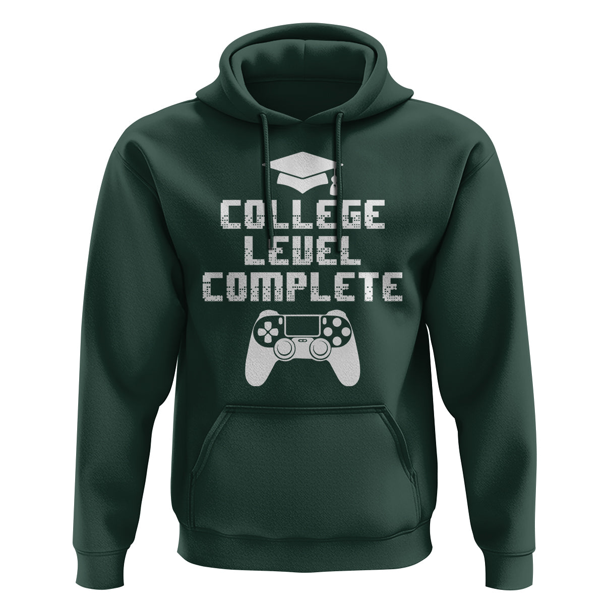 Graduation Gamer Hoodie College Level Complete Video Game Player Lover - Wonder Print Shop