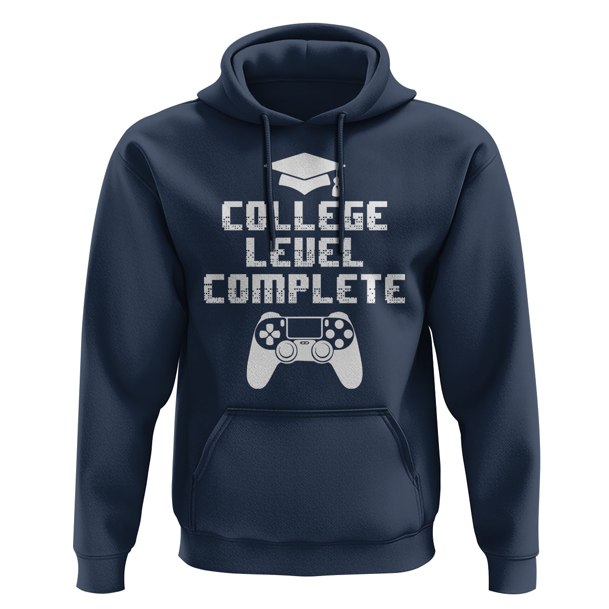Graduation Gamer Hoodie College Level Complete Video Game Player Lover - Wonder Print Shop