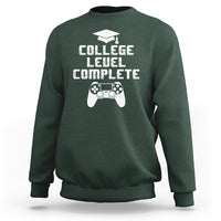 Graduation Gamer Sweatshirt College Level Complete Video Game Player Lover - Wonder Print Shop