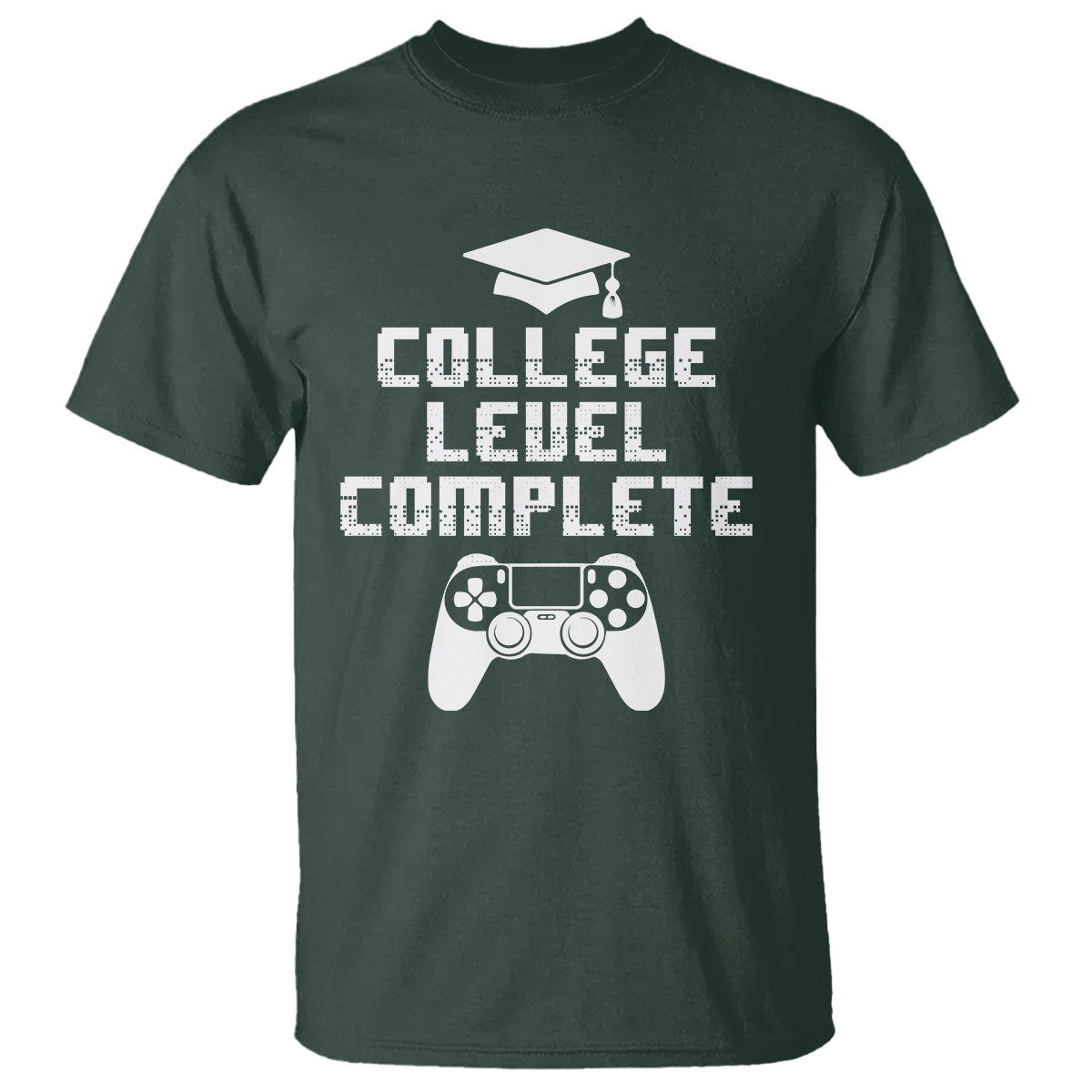 Graduation Gamer T Shirt College Level Complete Video Game Player Lover - Wonder Print Shop