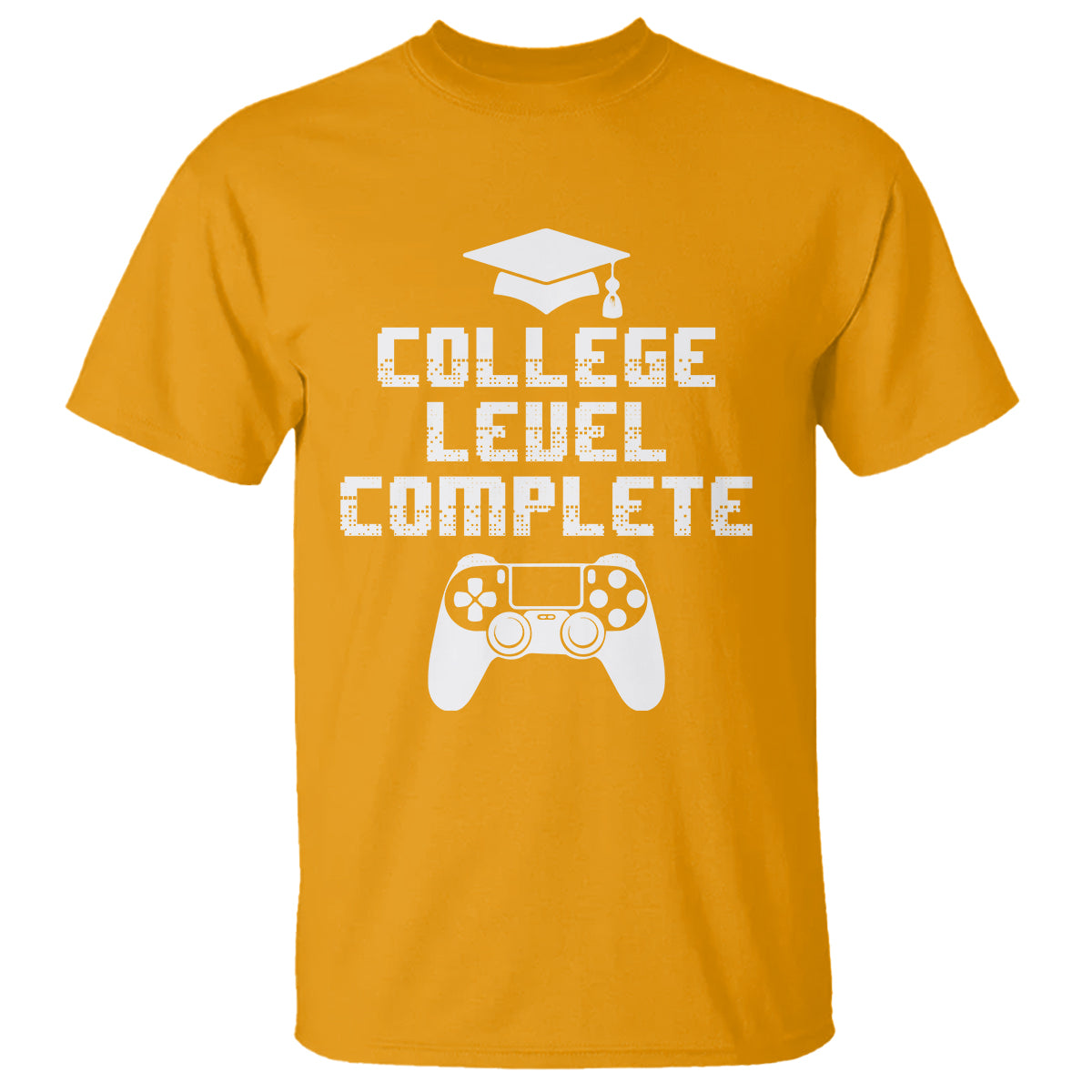 Graduation Gamer T Shirt College Level Complete Video Game Player Lover - Wonder Print Shop
