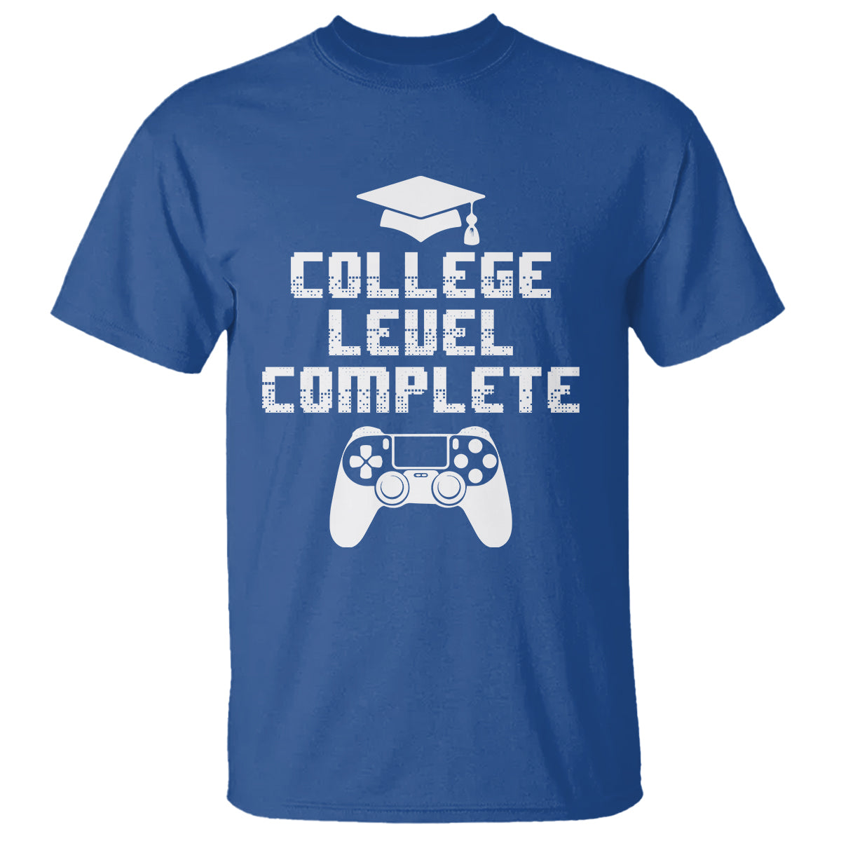 Graduation Gamer T Shirt College Level Complete Video Game Player Lover - Wonder Print Shop