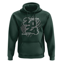 Graduation Hoodie Senior 2024 American Flag - Wonder Print Shop