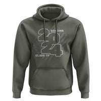 Graduation Hoodie Senior 2024 American Flag - Wonder Print Shop