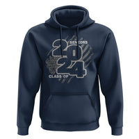 Graduation Hoodie Senior 2024 American Flag - Wonder Print Shop