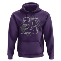 Graduation Hoodie Senior 2024 American Flag - Wonder Print Shop