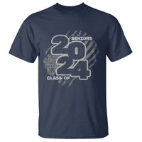 Graduation T Shirt Senior 2024 American Flag - Wonder Print Shop