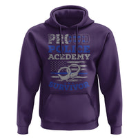 Police Academy Graduation Hoodie Proud Police Academy Survivor America Flag - Wonder Print Shop