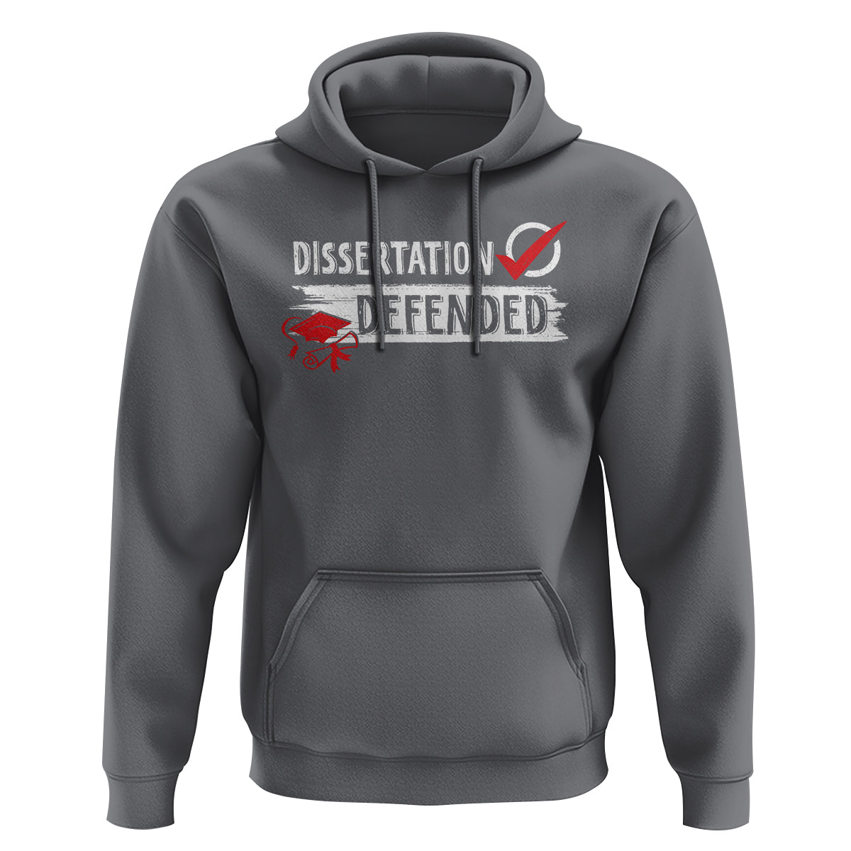 Ph.D. Graduation Hoodie Dissertation Defended PhD Graduate - Wonder Print Shop