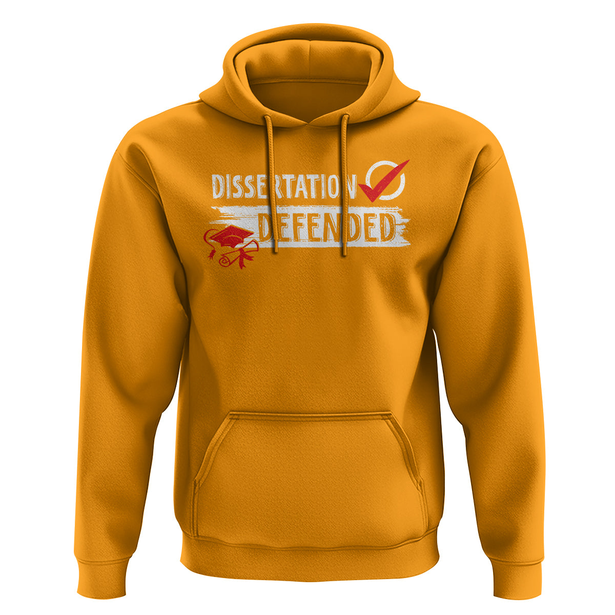 Ph.D. Graduation Hoodie Dissertation Defended PhD Graduate - Wonder Print Shop