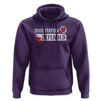 Ph.D. Graduation Hoodie Dissertation Defended PhD Graduate - Wonder Print Shop