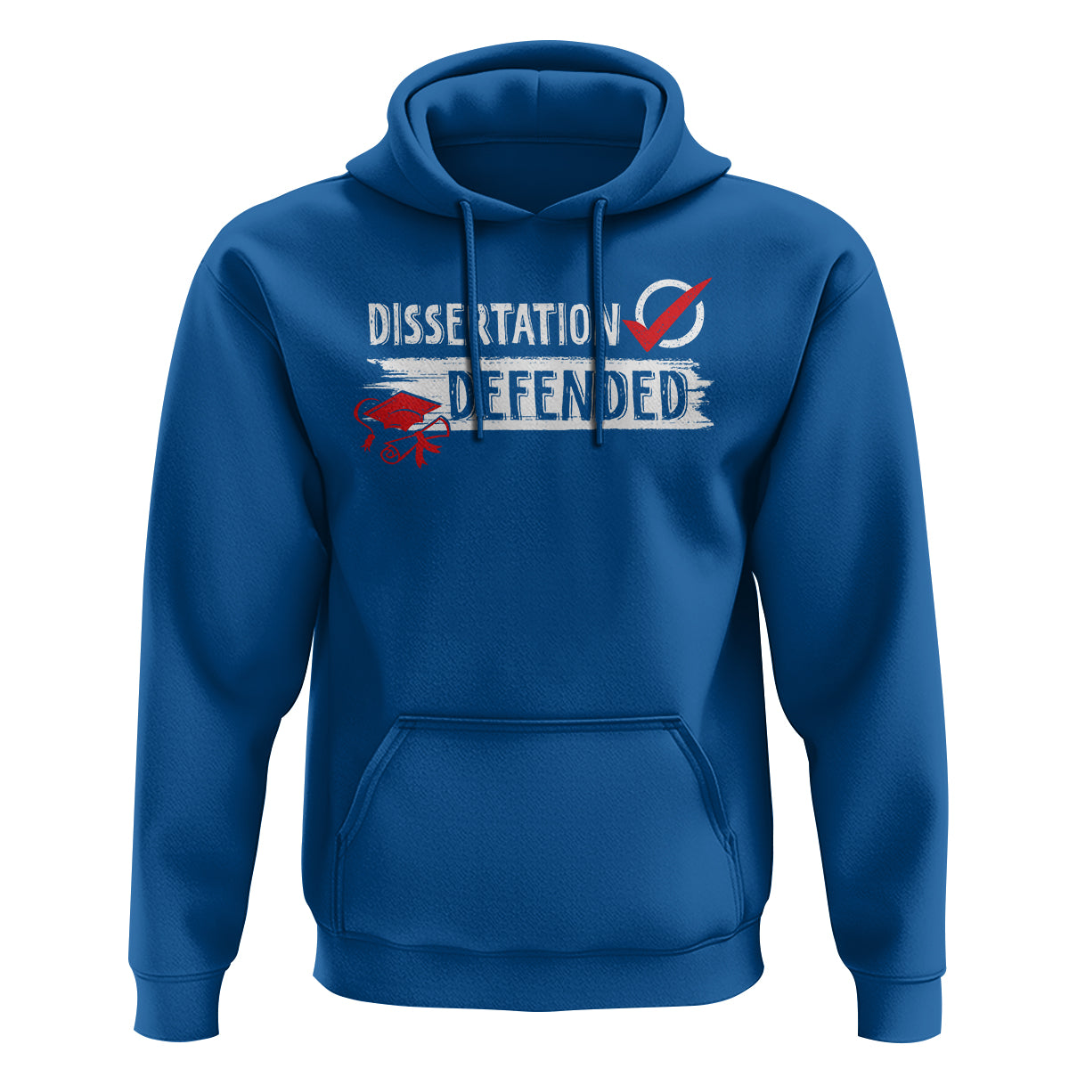 Ph.D. Graduation Hoodie Dissertation Defended PhD Graduate - Wonder Print Shop