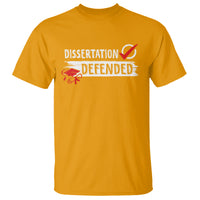 Ph.D. Graduation T Shirt Dissertation Defended PhD Graduate - Wonder Print Shop