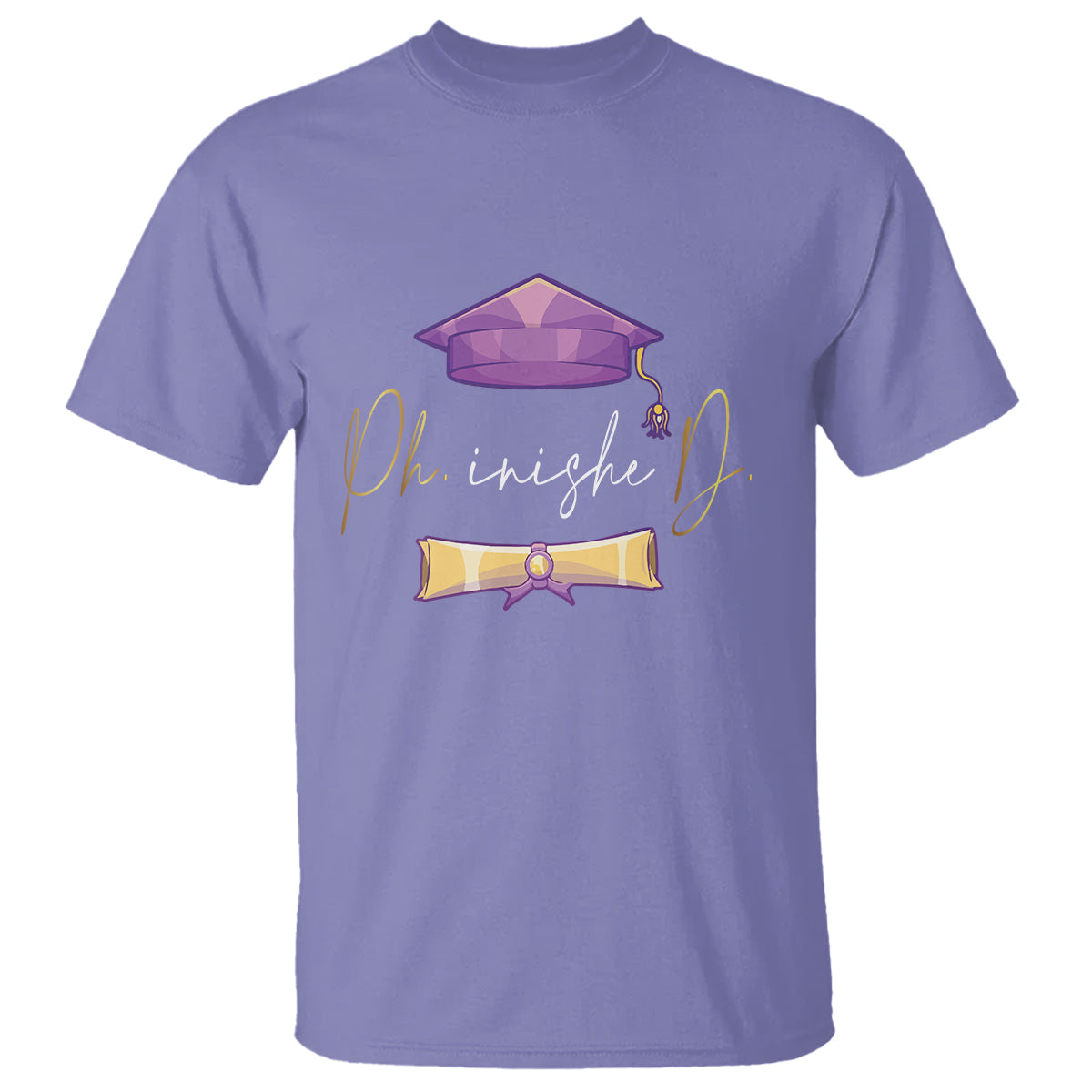 Phinished Ph.D Graduation T Shirt - Wonder Print Shop