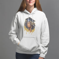 Ph.D. Graduation Hoodie Ph.Dope Black Afro Woman Doctorate Student Graduate - Wonder Print Shop