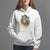Ph.D. Graduation Hoodie Ph.Dope Black Afro Woman Doctorate Student Graduate - Wonder Print Shop