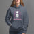 Ph.D. Graduation Hoodie Poud Black Queen With A Doctorate - Wonder Print Shop